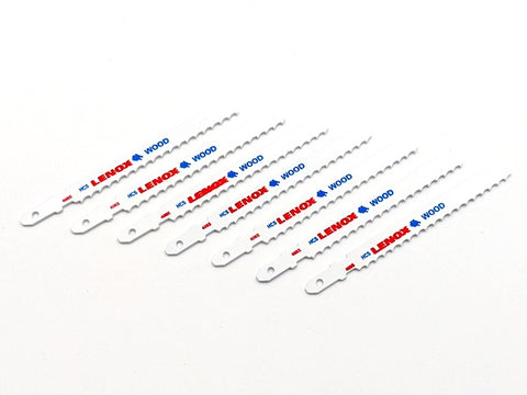 Lenox® 20802-406S Jig Saw Blade, Pack of 8 blades, 4-1/2" x 3/8", 6 TPI, Bi-Metal Body