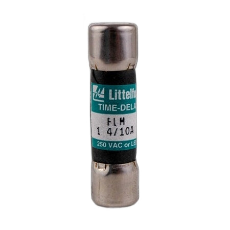 Littelfuse FLM 1-4/10A Midget Fuse, 1.4A, Time Delay 250V Cartridge (FLM1.4)
