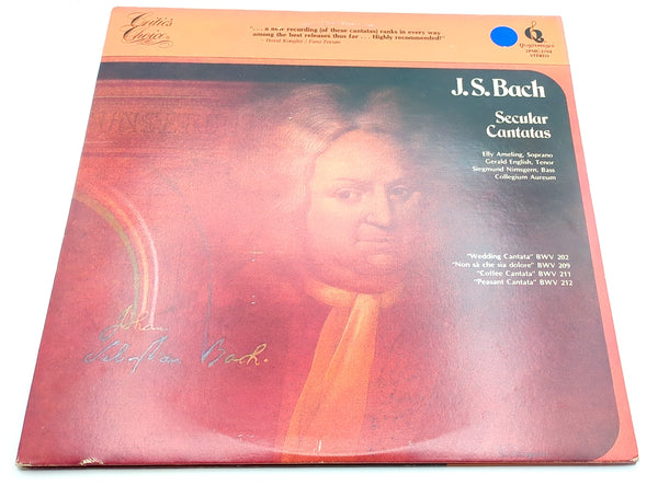 LP Vinyl, 1978, J.S. Bach - Secular Cantatas, Quintessence, Pickwick International, Inc., 2PMC-2704, Stereo