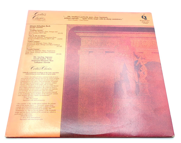 LP Vinyl, 1978, J.S. Bach - Secular Cantatas, Quintessence, Pickwick International, Inc., 2PMC-2704, Stereo