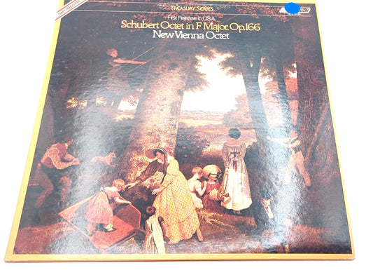 LP Vinyl, 1977, New Vienna Octet - Schubert Octet in F Major, Op. 166, London Treasury Series, London Records, STS 15436, Stereo