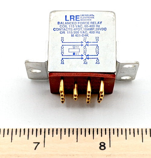LRE Relais (Leach Corp.) M401-D4K New Genuine Original Balanced Force Non-Latching Relay
