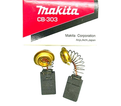 Makita CB-303 Genuine Original OEM Replacement Carbon Brush Set for DS7000C/GV7000/PV7001C
