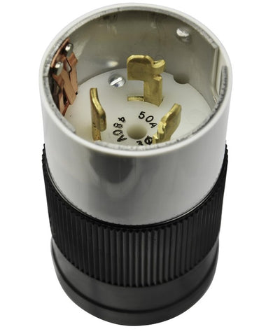 Marinco 8165M 50A 480V 3PH Twistlock Plug