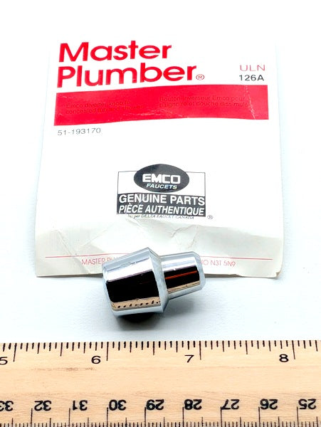 Master Plumber 126A New Genuine Original Emco Tub Shower Diverter Knob