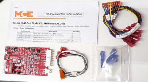 Nidec MCE SC-3HN-INSTALL-KIT Serial Hall Call Node Kit