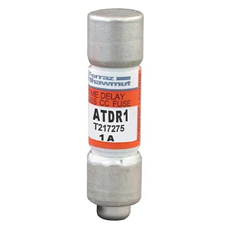 Mersen ATDR1 Fuse, 1A, Box of 10, Class CC, Time-Delay, 600VAC 300VDC, Ferrule, Amp-Trap 2000®