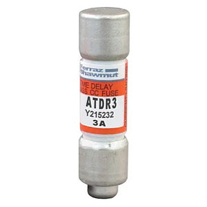 Mersen ATDR3 Fuse, 3A, Box of 10, Class CC, Time-Delay, 600VAC 300VDC, Ferrule, Amp-Trap 2000®