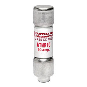 Mersen ATMR10 Fuse, 10A, Class CC, Fast-Acting, 600VAC 600VDC Ferrule Amp-Trap®