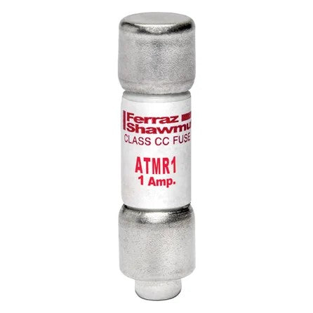 Mersen ATMR1 Fuse, 1A, Class CC, Fast-Acting, 600VAC 600VDC Ferrule Amp-Trap®