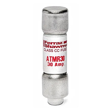Mersen ATMR30 Fuse, 10 Pack, 30A, Class CC, Fast-Acting, 600VAC 600VDC Ferrule Amp-Trap®