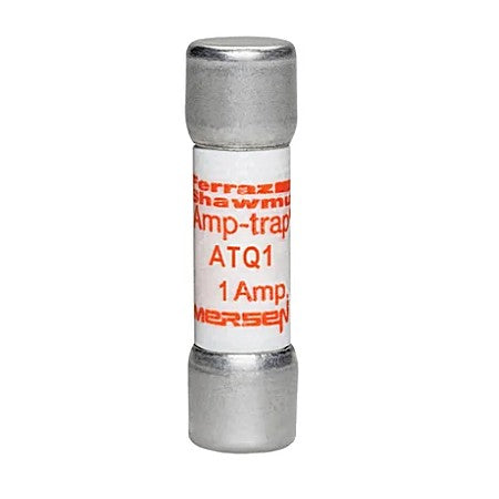 Mersen ATQ1 Fuse, 1A, Midget, Time-Delay, 500VAC, Ferrule Amp-Trap®