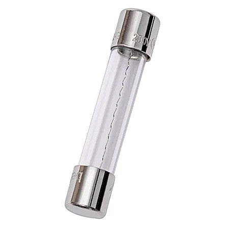 Mersen GGC 1-1/2 Miniature Glass Fuse, 5-Pack, 1.5A, Fast-Acting, 250VAC, Size 1/4" x 1-1/4", 6.30mm x 32mm (GGC1.5)