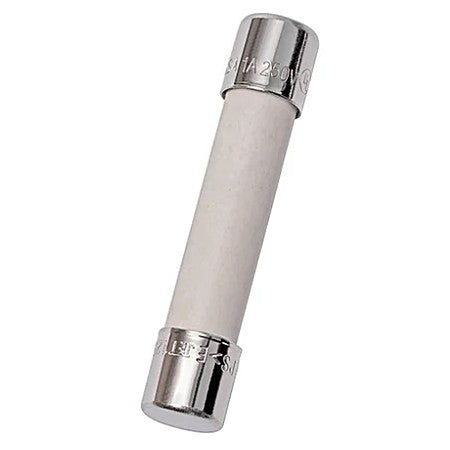 Mersen GSA1/4 Miniature Ceramic Fuse, 5-Pack, 0.25A, Time-Delay, 250VAC, Size 6.3x32 mm, 1/4" x 1 1/4", Ferrule