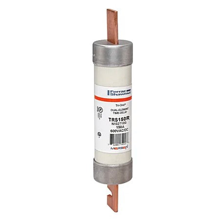 Mersen TRS150R Fuse, 150A, Class RK5, Time-Delay, 600VAC 300VDC, Ferrule Tri-Onic®