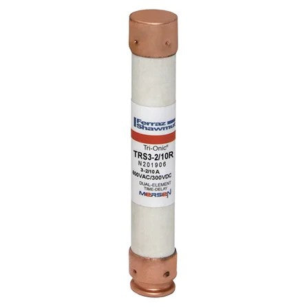 Mersen TRS3-2/10R Fuse, 3.2A, Class RK5, Time-Delay, 600VAC 300VDC, Ferrule Tri-Onic®