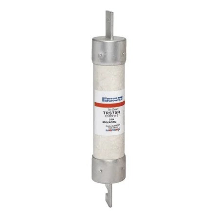 Mersen TRS70R Fuse, 70A, Class RK5, Time-Delay, 600VAC 600VDC, Blade, Tri-Onic®