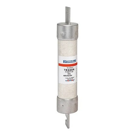 Mersen TRS80R Fuse, 80A, Class RK5, Time-Delay, 600VAC 600VDC, Blade, Tri-Onic®