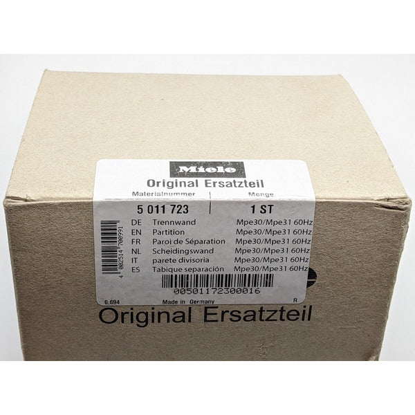 Miele 5 011 723 New Genuine Original OEM Dishwasher Pump Partition (5011723)