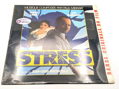 Vinyl LP, Original Soundtrack French Film "Stress" by Jean-Louis Bertuccelli, Milan Records A 239
