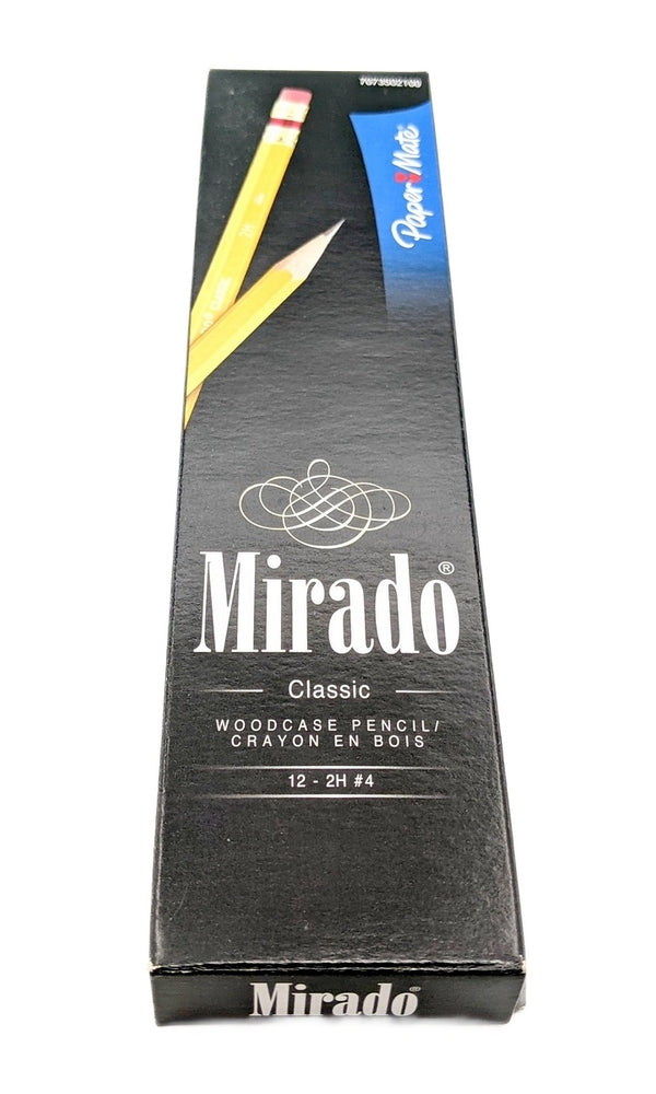 Mirado Classic #4 2H New Box of 12 Pencils With Eraser (Paper Mate 70735 02100)