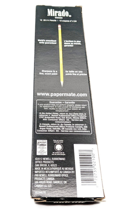 Mirado Classic #4 2H New Box of 12 Pencils With Eraser (Paper Mate 70735 02100)