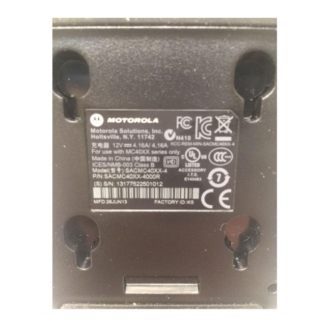 Motorola Symbol MC40 Battery Charger 4 Slot Cradle Dock SACMC40XX-4000R