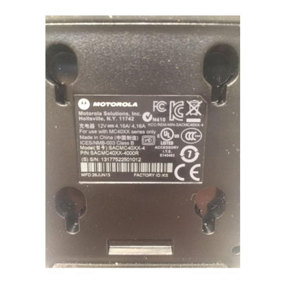 Motorola Symbol MC40 Battery Charger 4 Slot Cradle Dock SACMC40XX-4000R