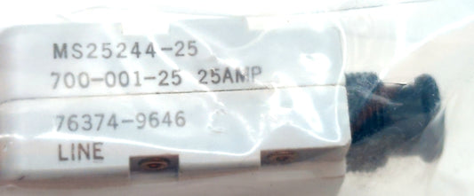 Mechanical Products MS25244-25 New Genuine Original Push-Pull Thermal Circuit Breaker 25A