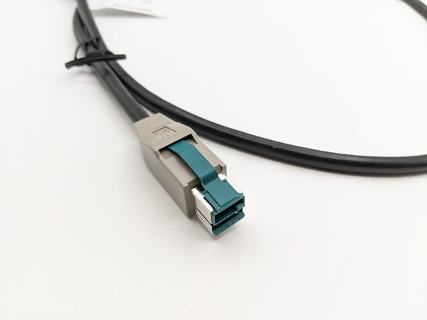 NCR 497-0476857 Genuine Original POS Cash Register Power Control Cable Black (4970476857)