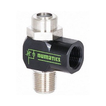 Numatics 0FCRN Flow Control Air Fitting Valve, 10/32 Unified, Male/Female