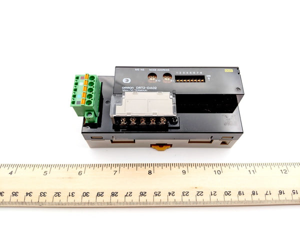 Omron DRT2-DA02 New Genuine Original DeviceNet 2-Channel Analog Output Terminal (DRT2DA02)