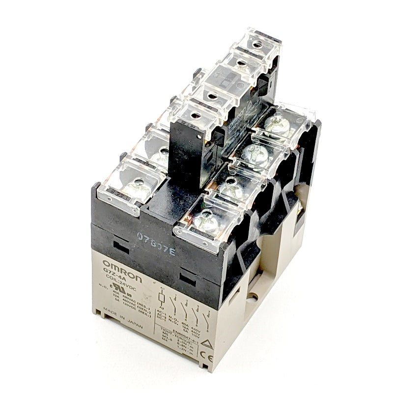 Omron G7Z-4A DC24 Power Relay with Auxillary Contact Block