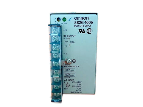 Omron S82G-1005 New Genuine Original 100 W Switching Power Supply, 5 VDC Output