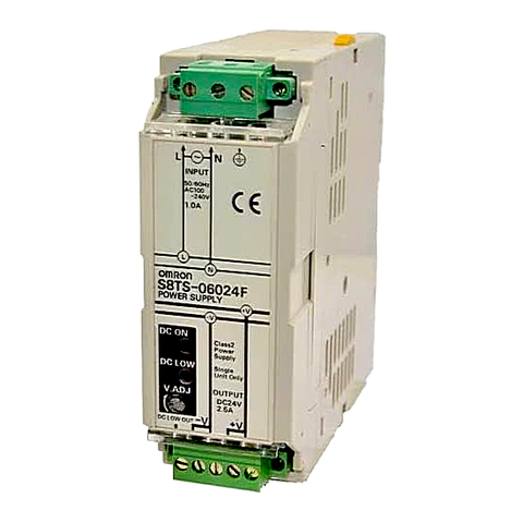 Omron S8TS‑06024F New Genuine Original Switch Mode Power Supply, DIN‑Rail, 24 VDC 2.5 A