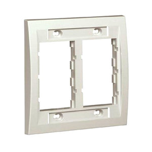 Panduit CBEIW-2GY, 10-Pack, Double Gang Faceplate Frame, Gray (CBEIW2GY)