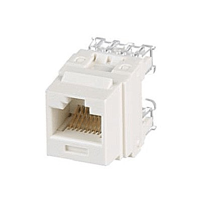 Panduit NK688MIW, Box of 10, NetKey Category 6 UTP Jack Module RJ45, Unshielded, Off-White