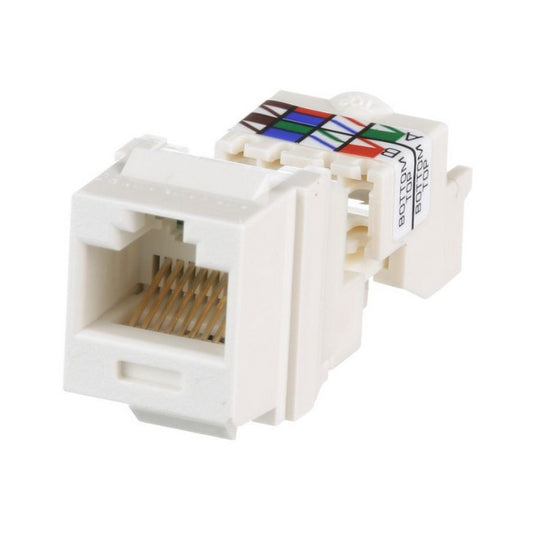 Panduit NK6TMIW New Genuine Original UTP RJ45 Cat 6 Keystone Jack Module, Off White