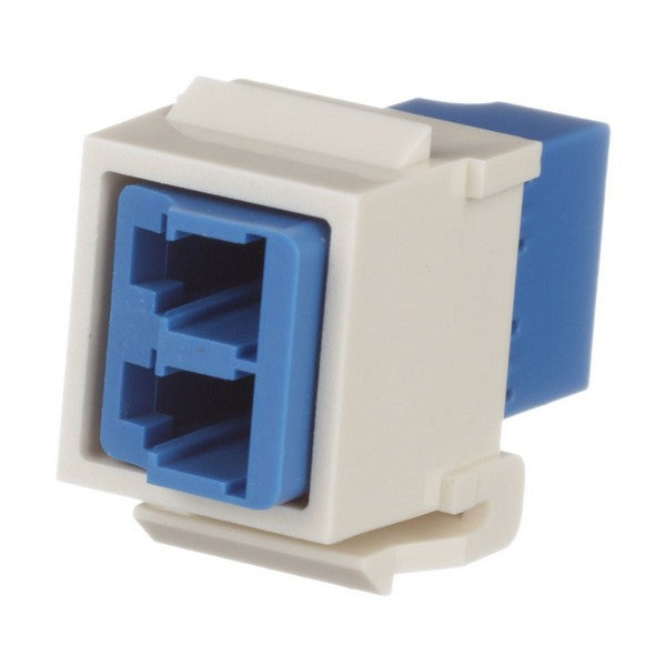 Panduit NKDLCMZIW NetKey® Singlemode Duplex LC Fiber Optic Adapter Module, Off-White