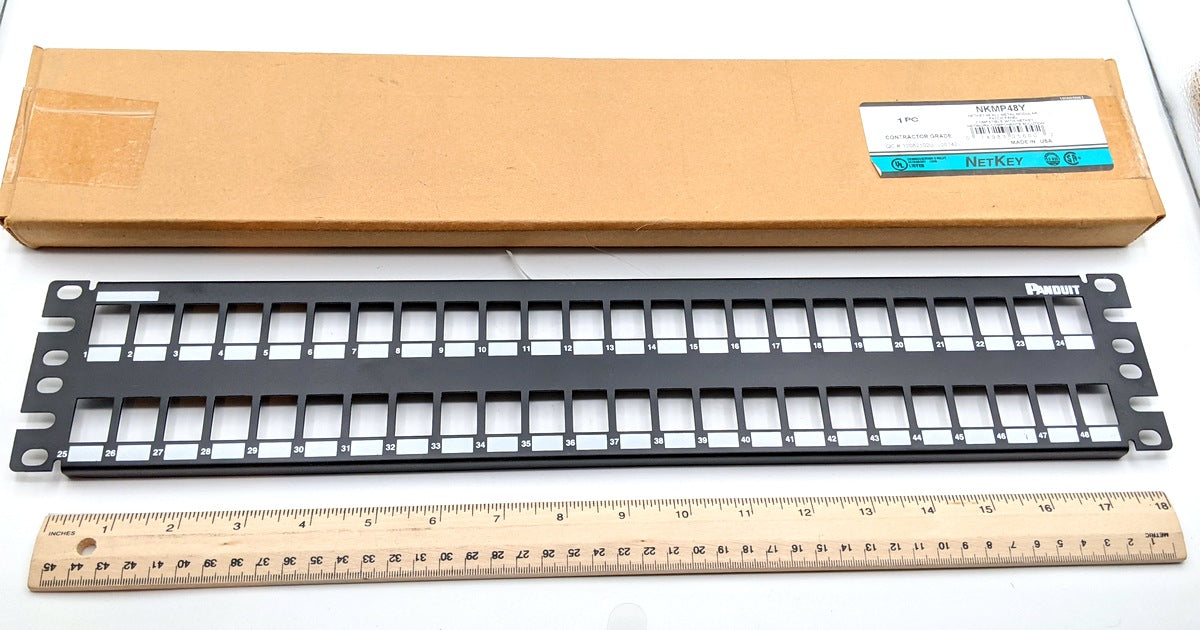Panduit Netkey NKMP48Y New Genuine Original Modular Patch Panel