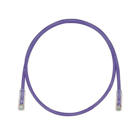 Panduit UTPSP7VLY TX6™ Plus Cat6 UTP Patch Cord, 7ft, 24 AWG, Violet