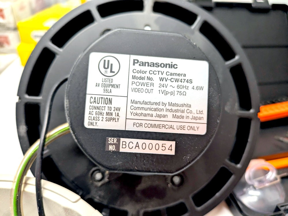 Panasonic WV-CW474S Used Vandal Resistant Color Dome Camera