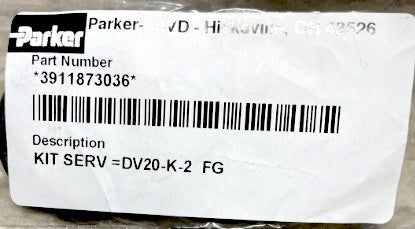 Parker 391-1873-036 DV20-K-2 Genuine Original OEM Seal Kit, New (3911873036, DV20K2)