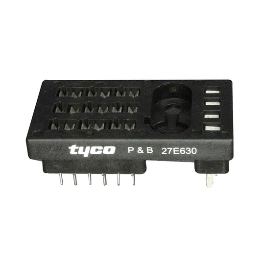 Tyco TE Connectivity Potter & Brumfield 27E630, Pack of 5, New Genuine Original 6-Pole, 22-Pin Relay Socket