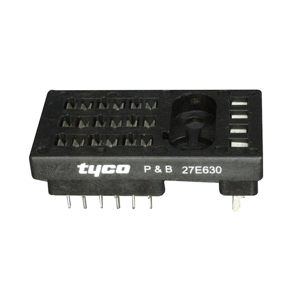 Tyco TE Connectivity Potter & Brumfield 27E630, Pack of 5, New Genuine Original 6-Pole, 22-Pin Relay Socket