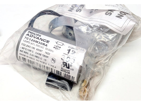 Philips Advance 7C120M30RA New Genuine Original  12 uF 300 VAC Metal Halide Ballast Capacitor