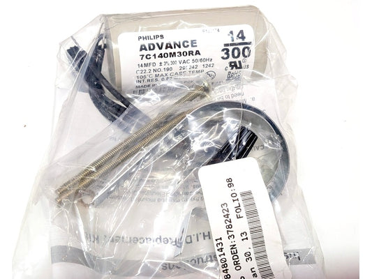 Philips Advance 7C140M30RA New Genuine Original  14 uF 300 VAC Metal Halide Ballast Capacitor