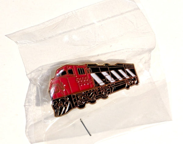 New, Canadian National Railway CN 5400 Lapel Pin Red Locomotive Train, Souvenir, Collectible