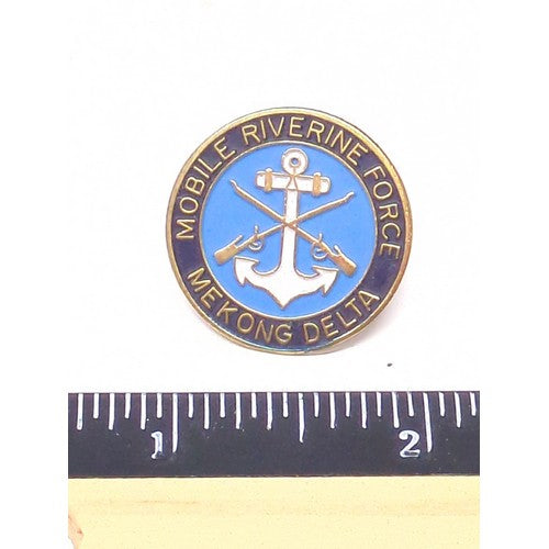 Mobile Riverine Force Mekong Delta Military Lapel Enamel Pin Clutch Back