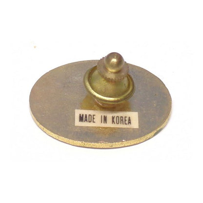 River Rats Vietnam Military Lapel Enamel Pin Clutch Back